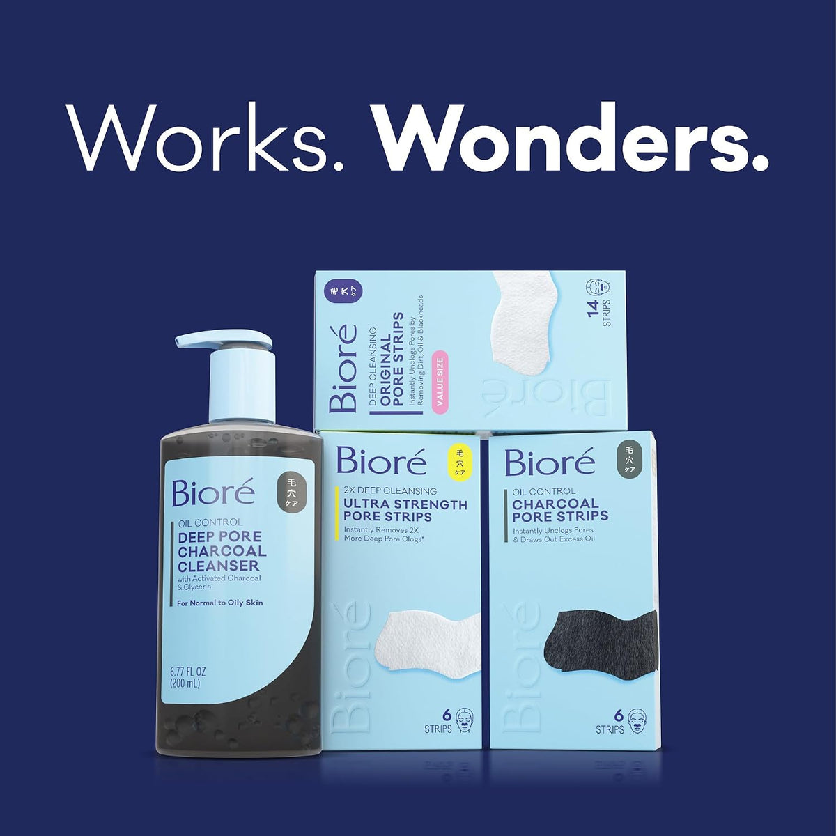 Biore Deep Pore Charcoal Face Wash for Oily Skin