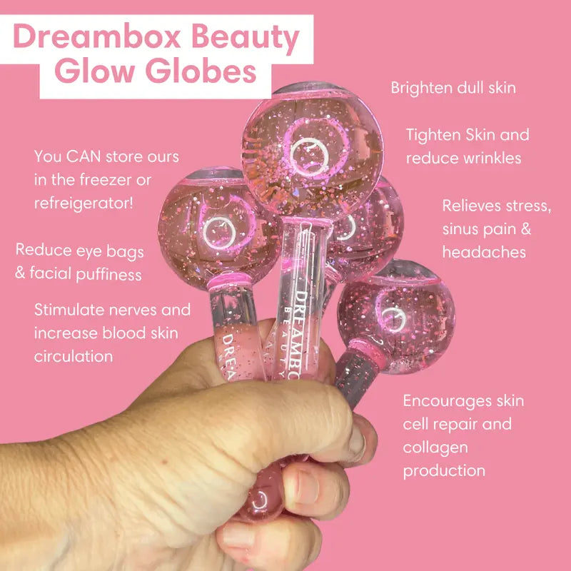 Ice Globes for Face | Cooling Facial Massage Globes