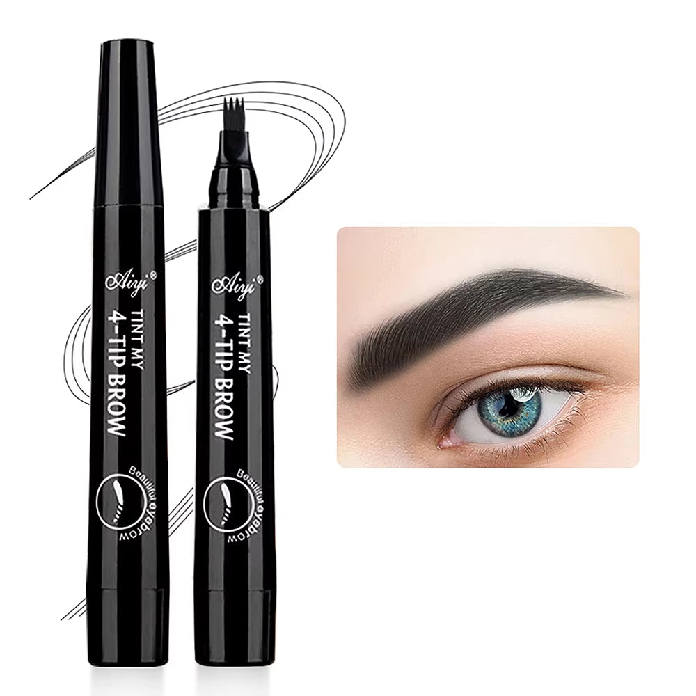 4 Fork Microblading Eyebrow Pencil Waterproof Eyebrow Pencil 