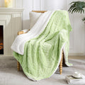 Sherpa Fleece Throw Blanket for Couch
