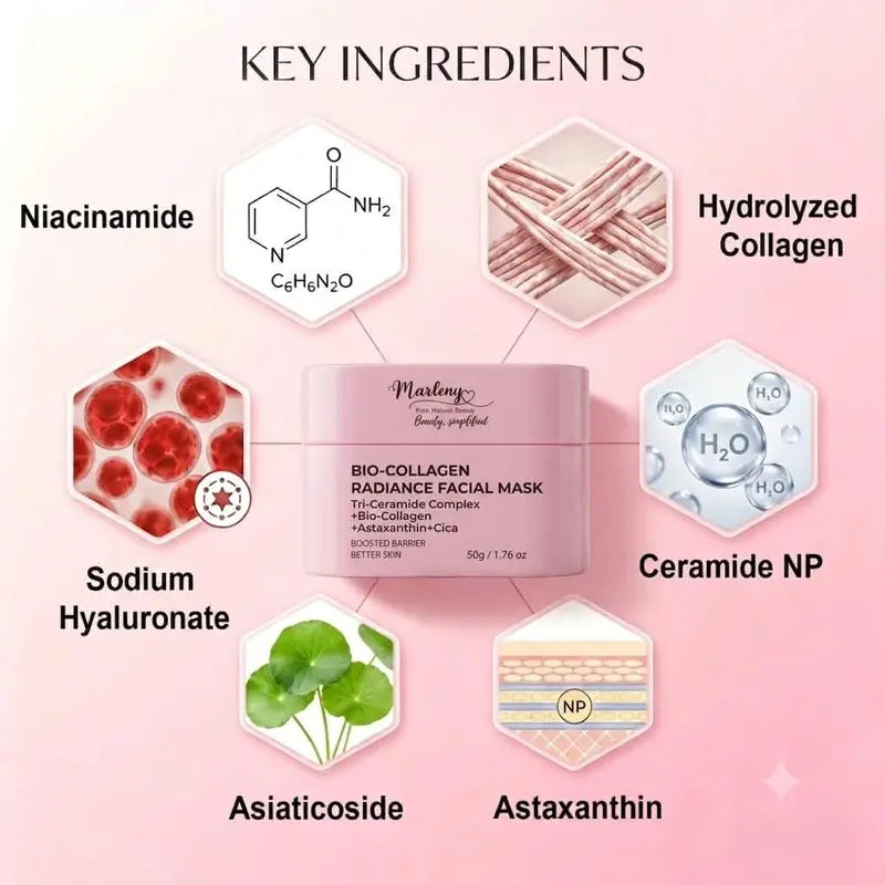Marleny Bio Collagen Hydrogel Sheet Mask