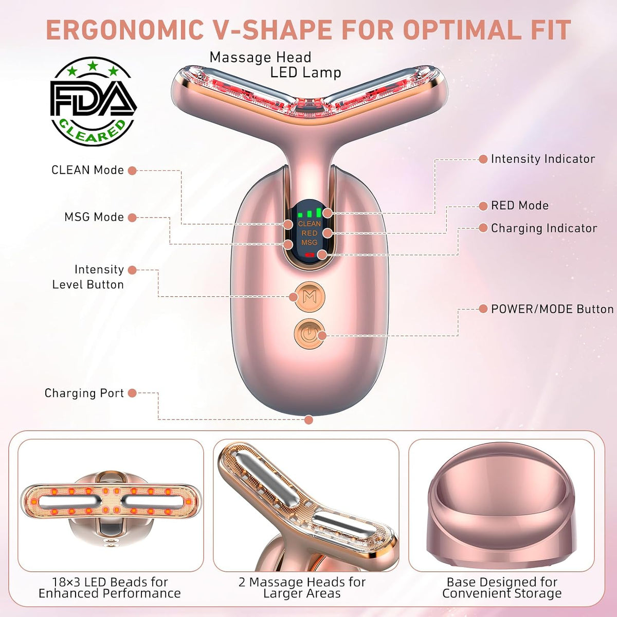 Micro-Current Face Beauty Device