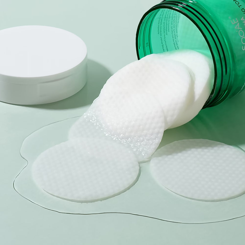 Exfoliating Toner Pads with Tea Tree and Aloe