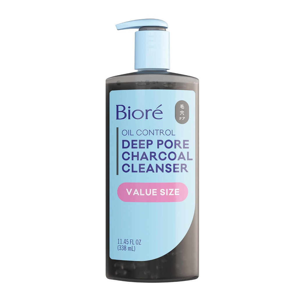 Biore Deep Pore Charcoal Face Wash for Oily Skin