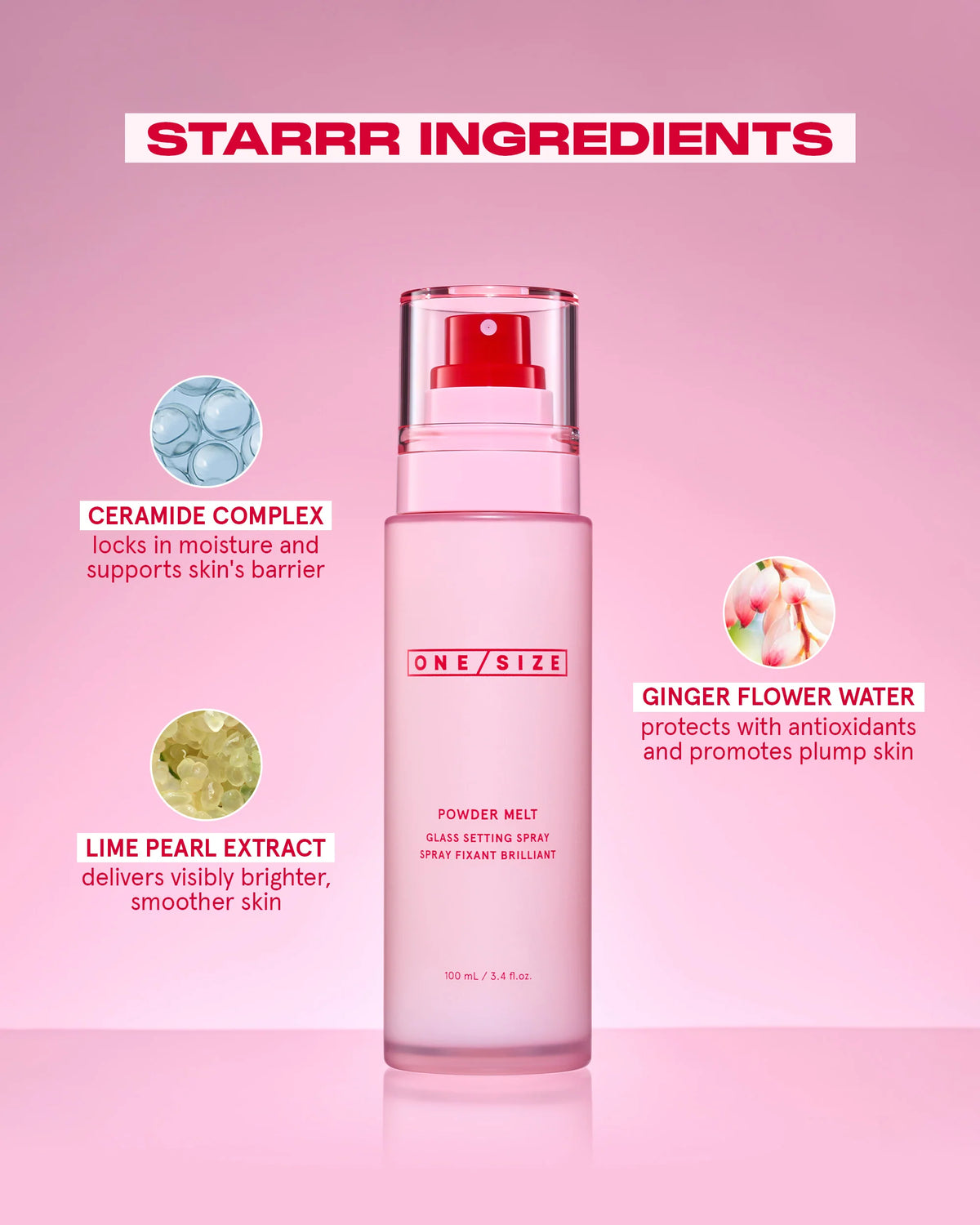 Powder Melt Glass Setting Spray