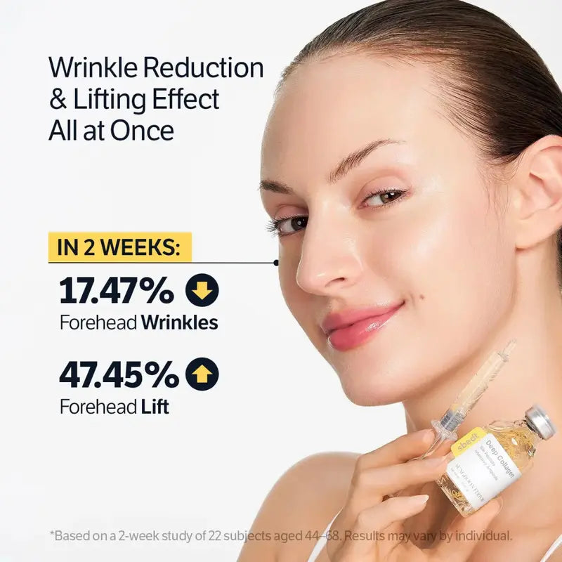 [Sungboon] Deep Collagen & Peptide Silk Lifting Ampoule 30Ml | Anti-Wrinkle, Skin Plumping, Firming Face Lift Korean Facial Serum Firm anti Aging