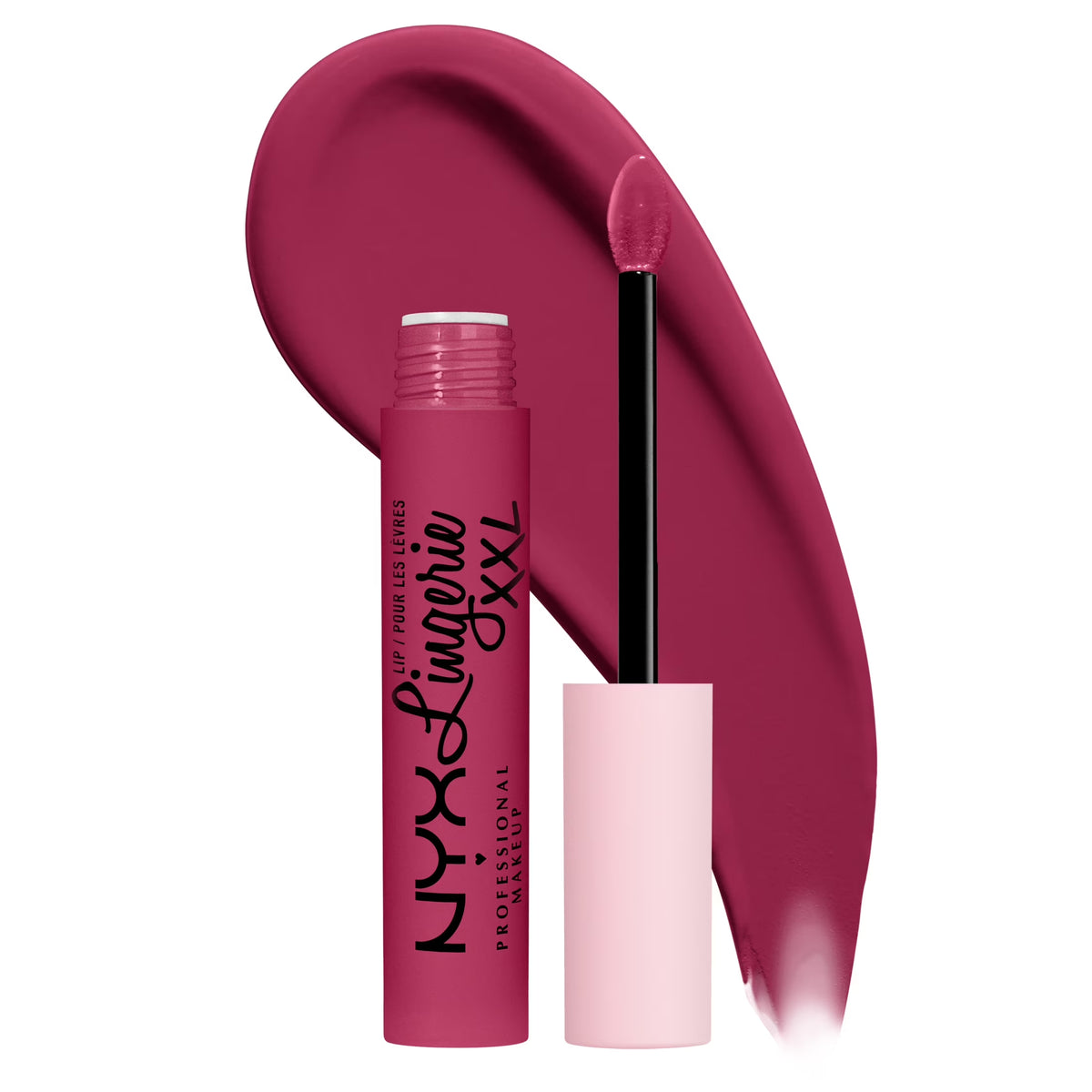 Lip Lingerie XXL Smooth Matte Liquid Lipstick, 16Hr Longwear, Staying Juicy, 0.13 Fl Oz
