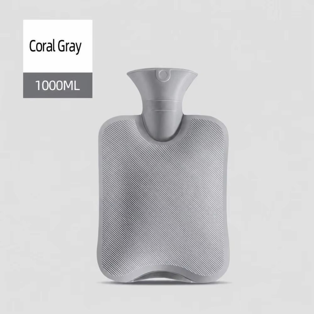 1000Ml/2000Ml Hot Water Bottle with Faux Rabbit Fur Cover Leak-Proof Warm Water Bag Explosion-Proof Warm Compress Heater