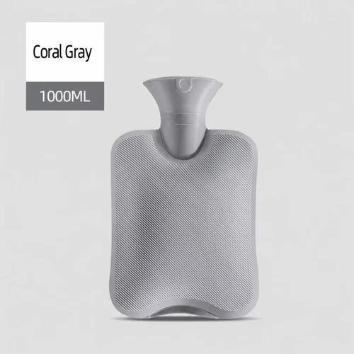 1000Ml/2000Ml Hot Water Bottle with Faux Rabbit Fur Cover Leak-Proof Warm Water Bag Explosion-Proof Warm Compress Heater