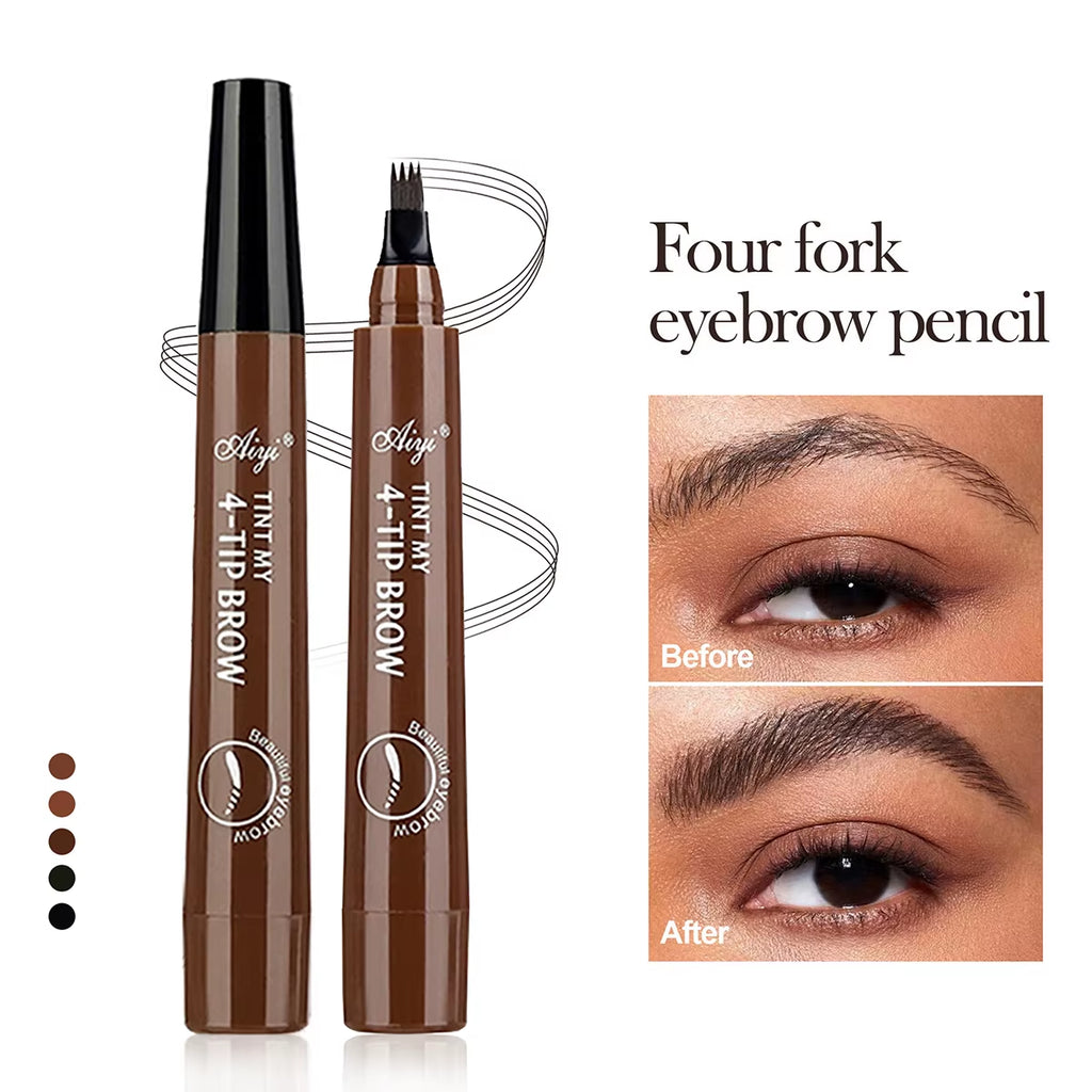 4 Fork Microblading Eyebrow Pencil Waterproof Eyebrow Pencil 