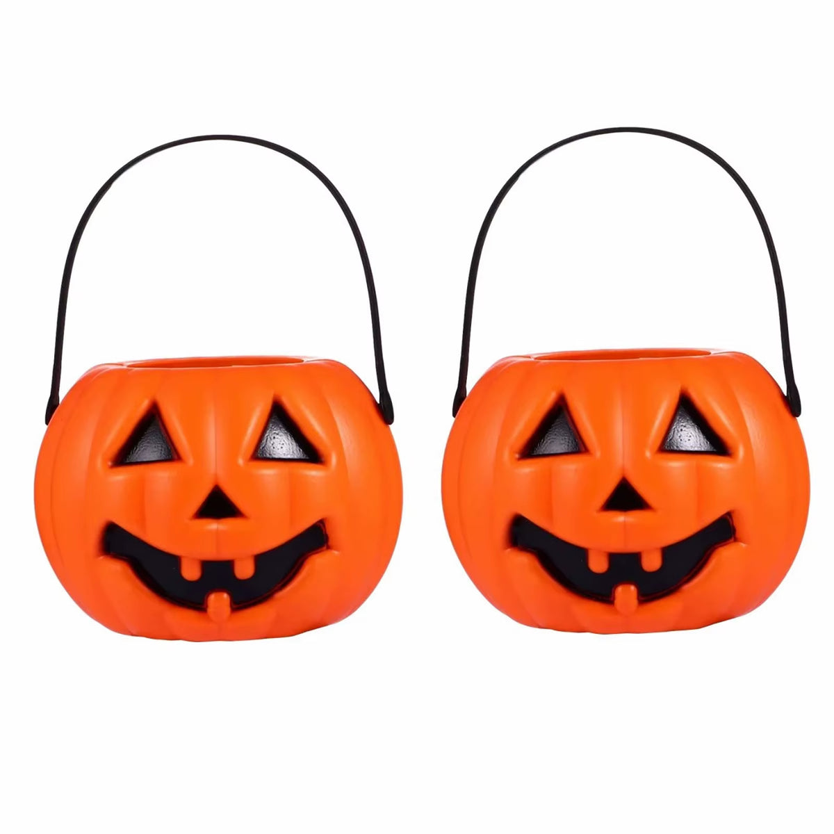 Pumpkin Candy Bucket Trending Portable Treat Bag Bestseller Spooky Trick or Treat Holder Halloween Candy Buckets and Candy Bags