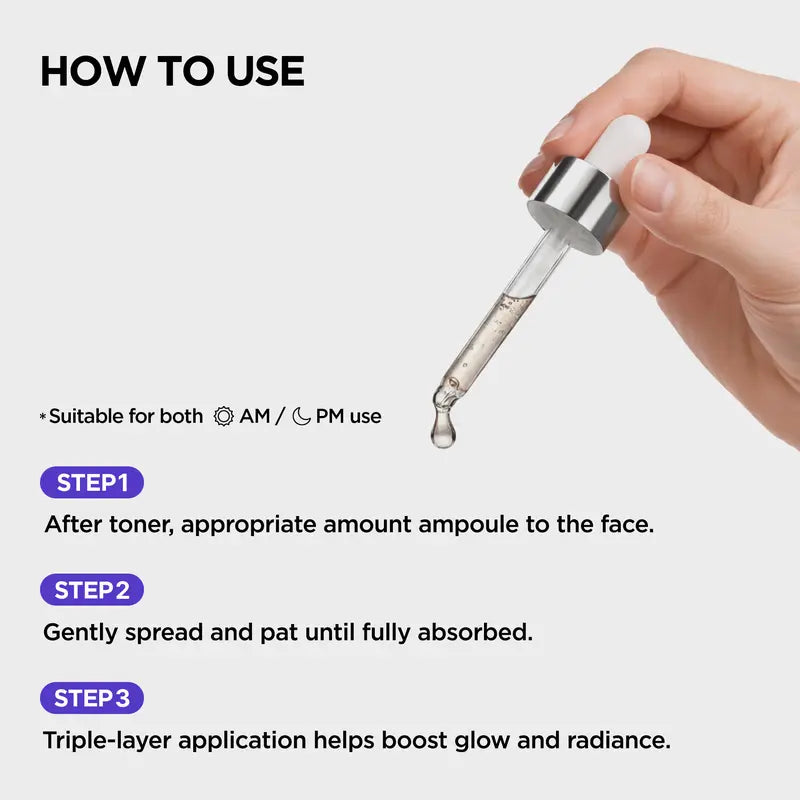 PURCELL GLOW BARRIER SERUM ｜ Glass Skin, Probiotics, anti Aging, Firming, Radiance Skin, Improve Skin Density, Plump Skin, Glowy Skin