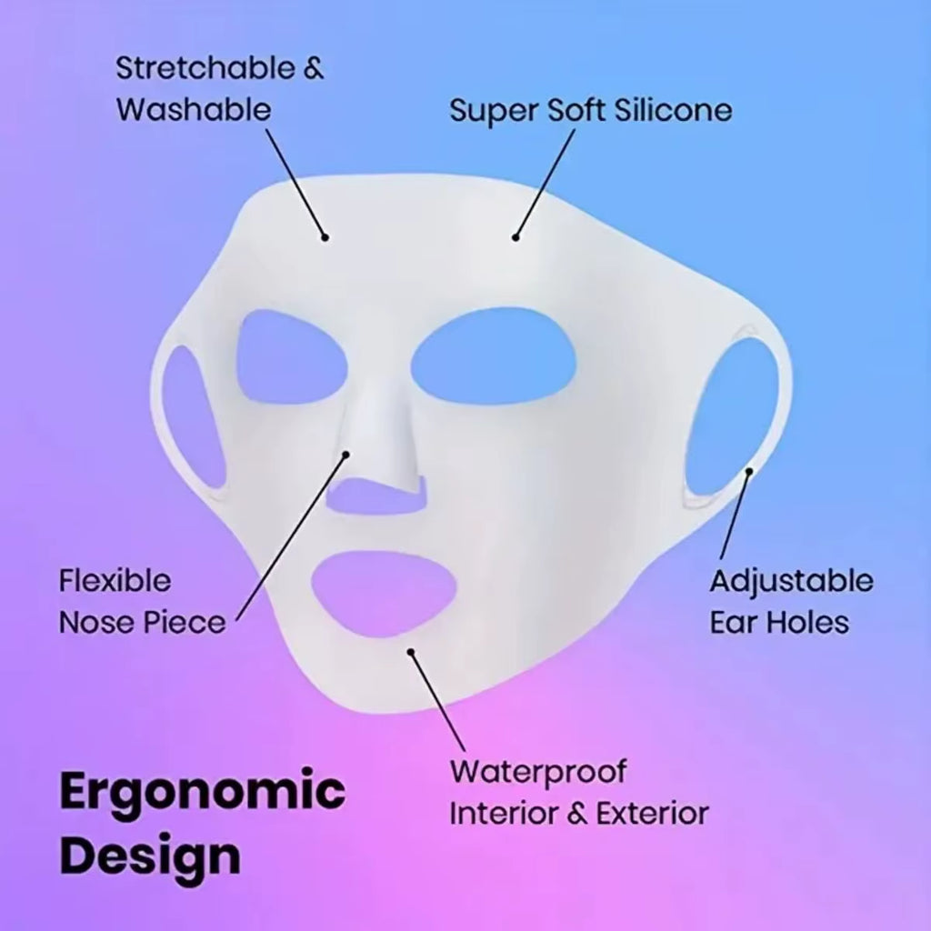 1Pcs Silicone Face Mask Holder 