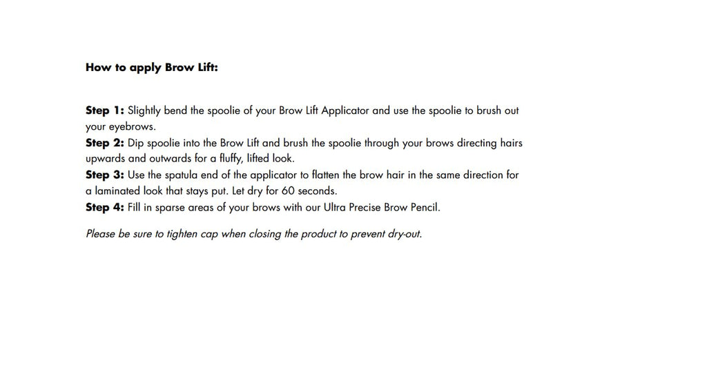Brow Lift, Clear Eyebrow Shaping Wax 