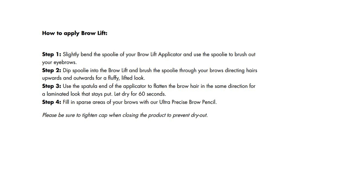 Brow Lift, Clear Eyebrow Shaping Wax 