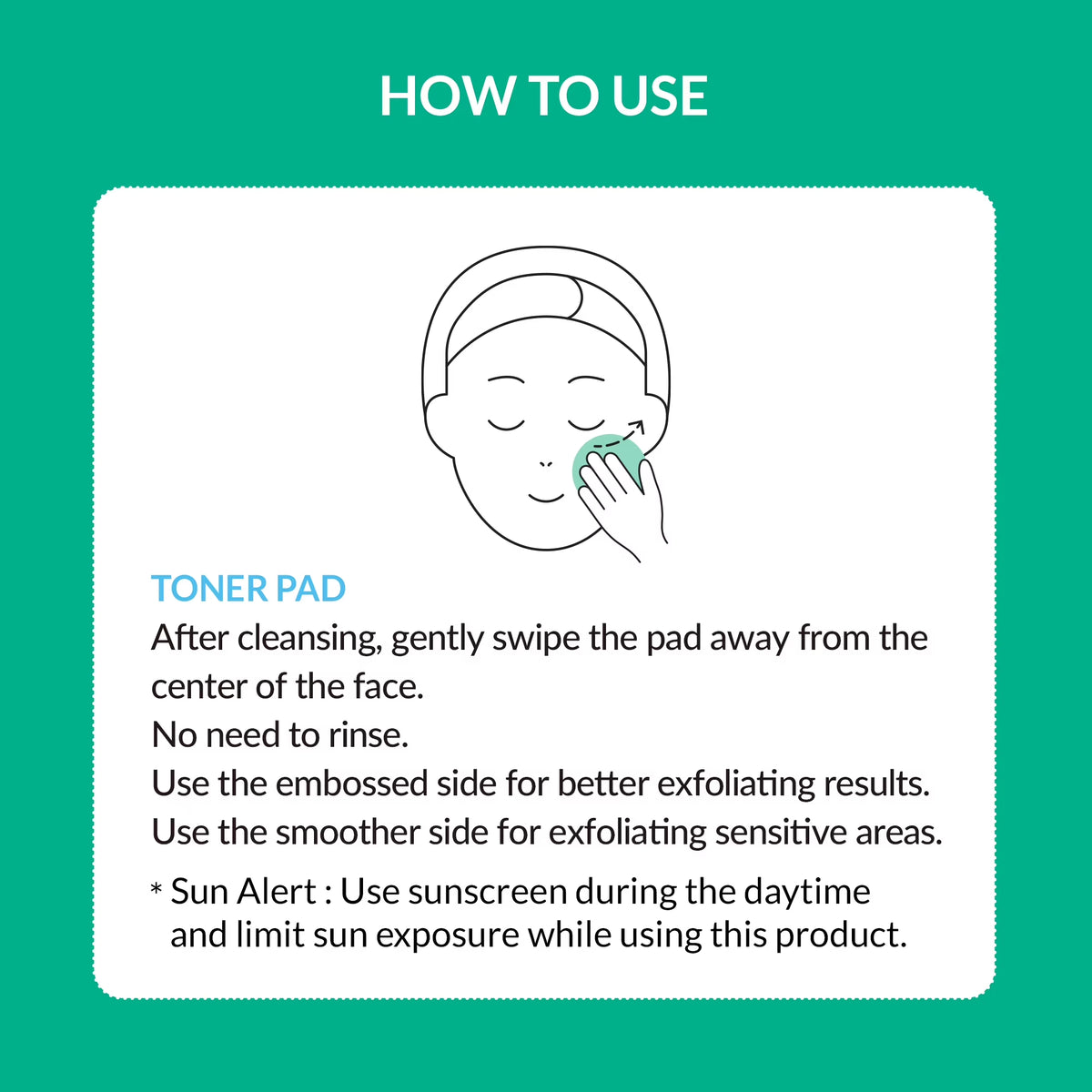 Exfoliating Toner Pads with Tea Tree and Aloe