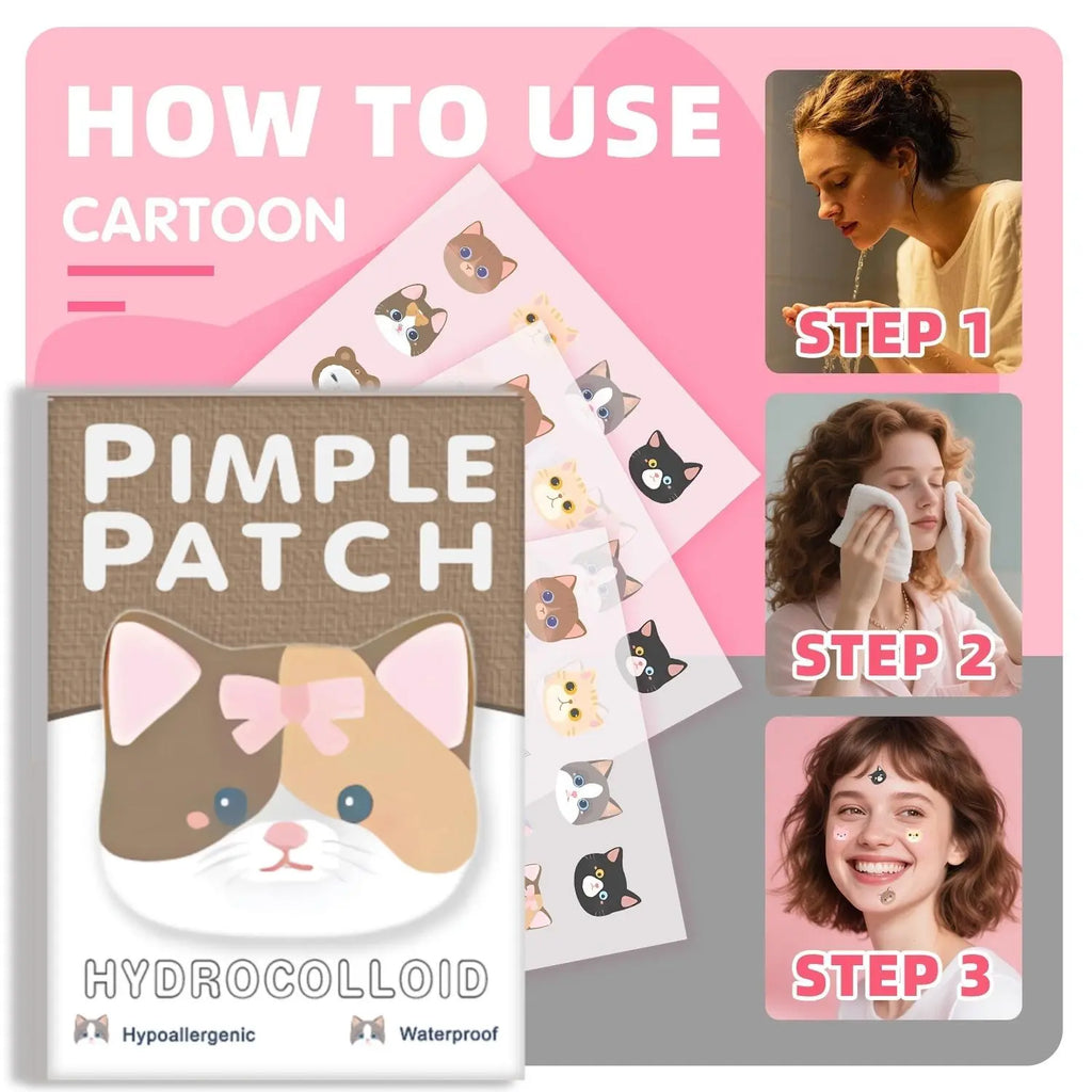 600Pcs Hydrocolloid Acne Patches, Acne Pimple Patch, Daily Covering Stickers for Face & Skin Care, Swollen Acne Removal Products, Single Pack #GLOBAL PICKS