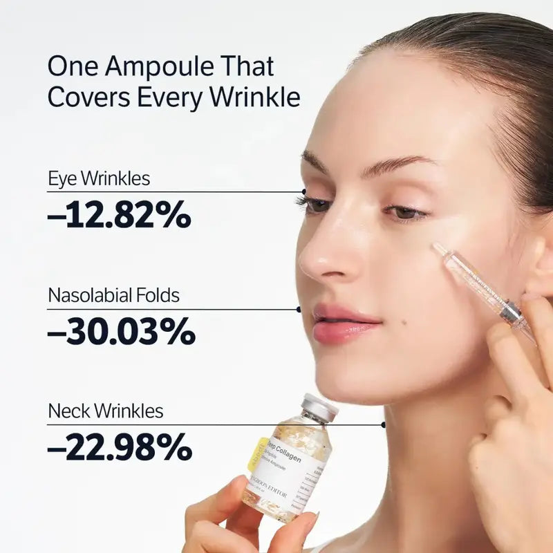 [Sungboon] Deep Collagen & Peptide Silk Lifting Ampoule 30Ml | Anti-Wrinkle, Skin Plumping, Firming Face Lift Korean Facial Serum Firm anti Aging