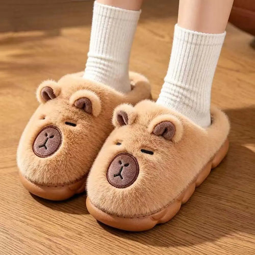 Autumn Winter Bestseller Cute Plaid Fuzzy Slippers for Women, Thick Warm Casual Versatile Closed-Toe Fuzzy Slippers, Cozy and Stylish Footwear, Fuzzy House Slippers