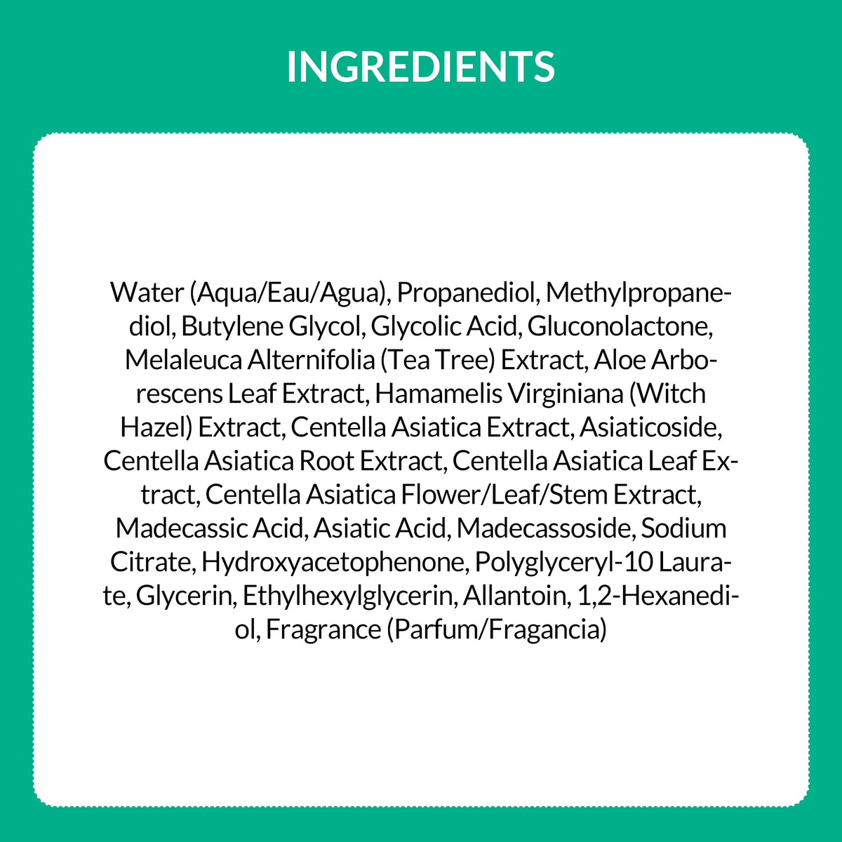 Exfoliating Toner Pads with Tea Tree and Aloe