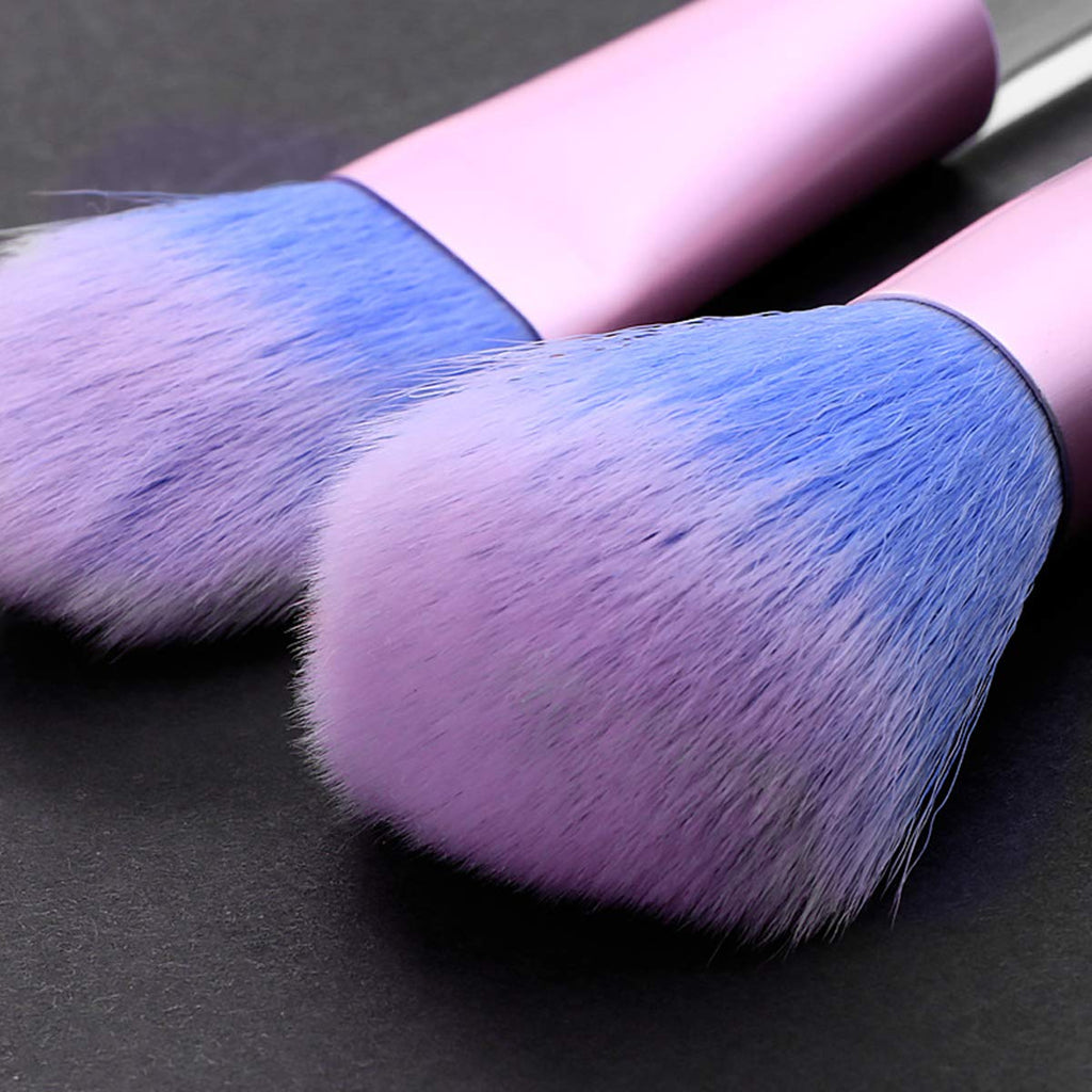 Unicorn Fan Makeup Brush Set Eye Shadow Eyebrow Eye Blender Brush in Set