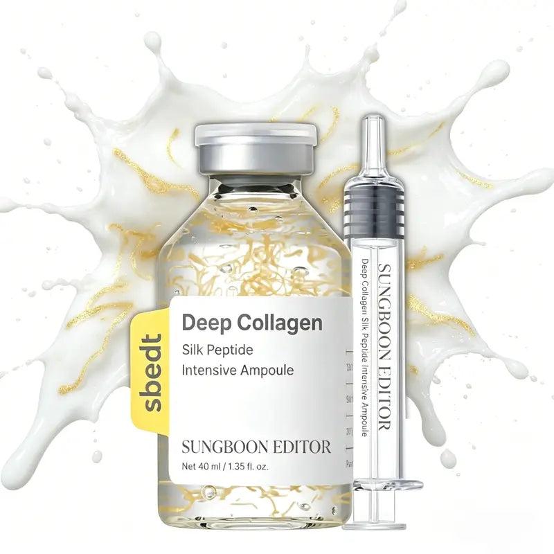 [Sungboon] Deep Collagen & Peptide Silk Lifting Ampoule 30Ml | Anti-Wrinkle, Skin Plumping, Firming Face Lift Korean Facial Serum Firm anti Aging