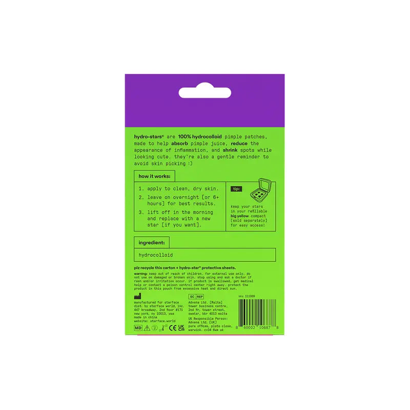 Starface Party Pack Pimple Patch 2-Pack Refill, 64Ct