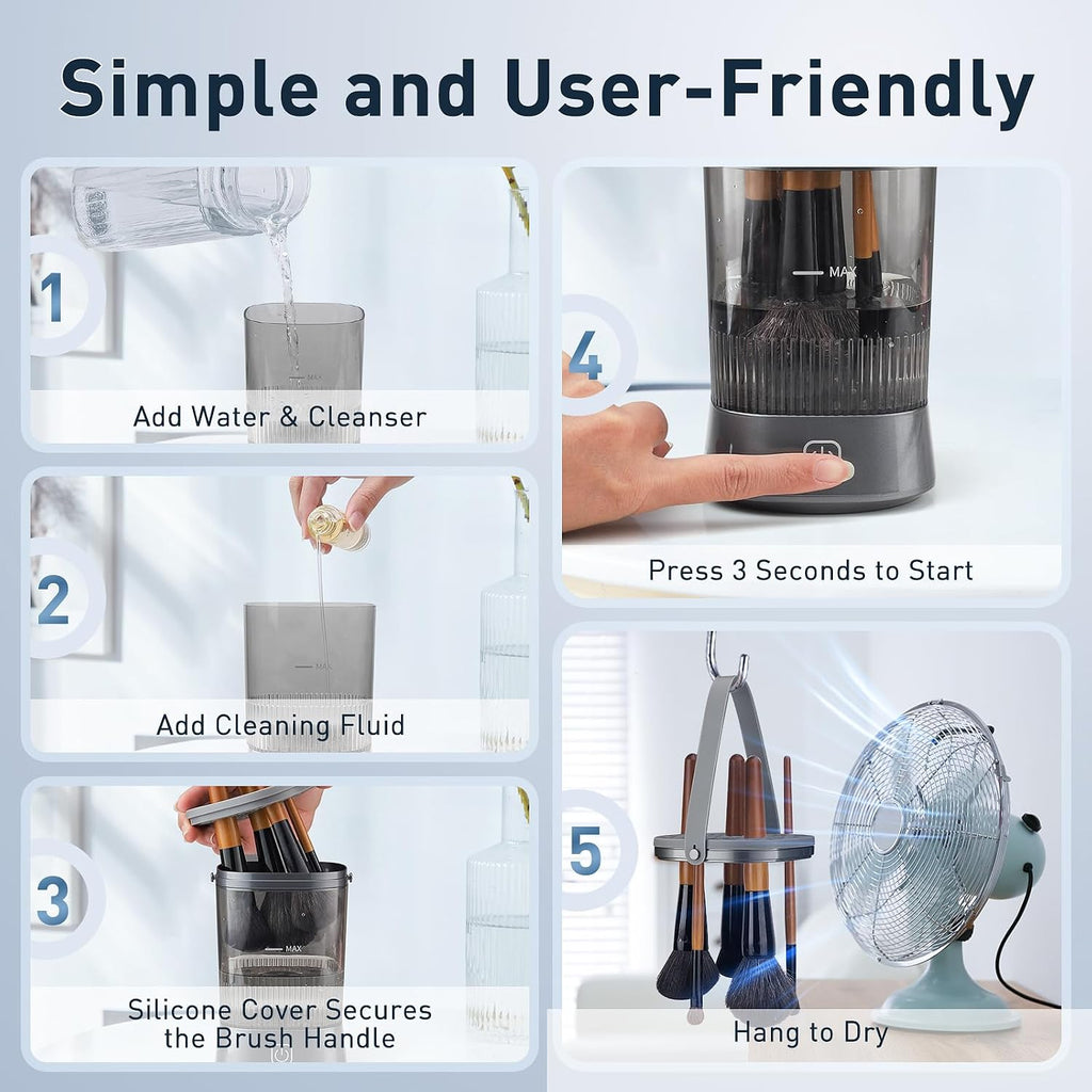 Electric Makeup Brush Cleaner 