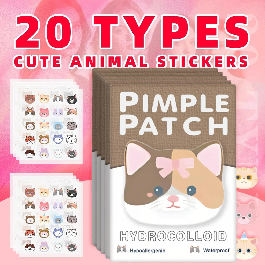 600Pcs Hydrocolloid Acne Patches, Acne Pimple Patch, Daily Covering Stickers for Face & Skin Care, Swollen Acne Removal Products, Single Pack #GLOBAL PICKS