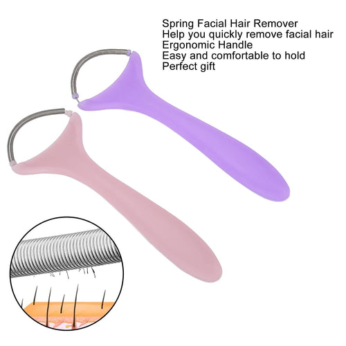 2Pcs Hair Remover Spring Threading Hair Remover
